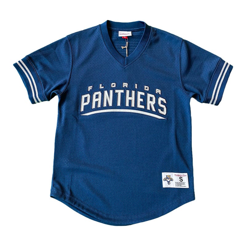 mesh championship v-neck shirt mitchell and ness
