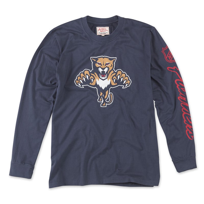 Florida Panthers Maverick Navy Long Sleeve Shirt