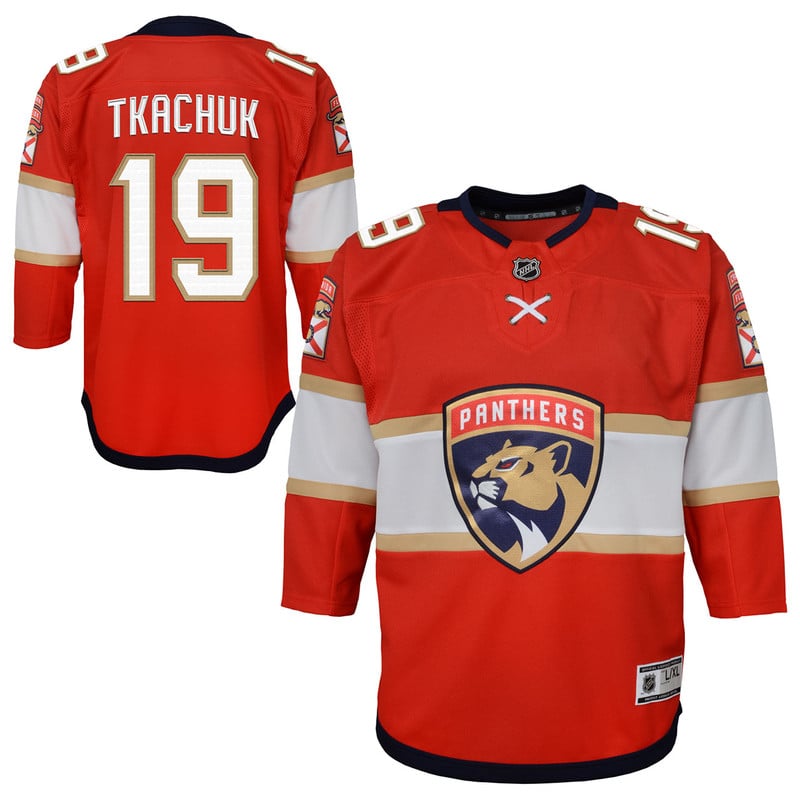 Florida Panthers Youth #19 Matthew Tkachuk Home Jersey