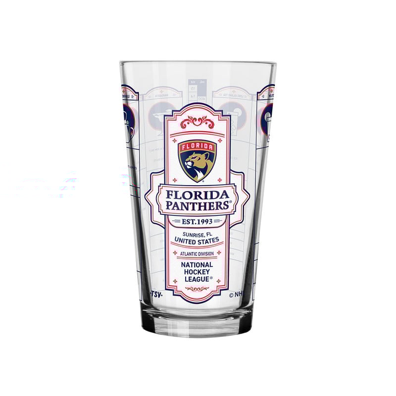 Florida Panthers Bartender Pint Glass