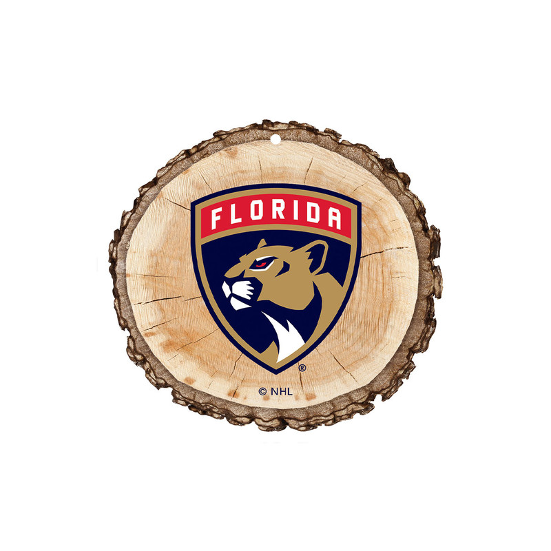 Florida Panthers Tree Bark Ornament