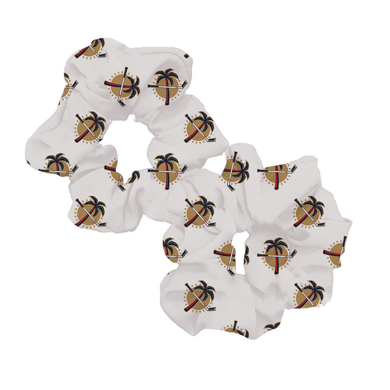 Florida Panthers Retro Sun and Stick Scrunchie