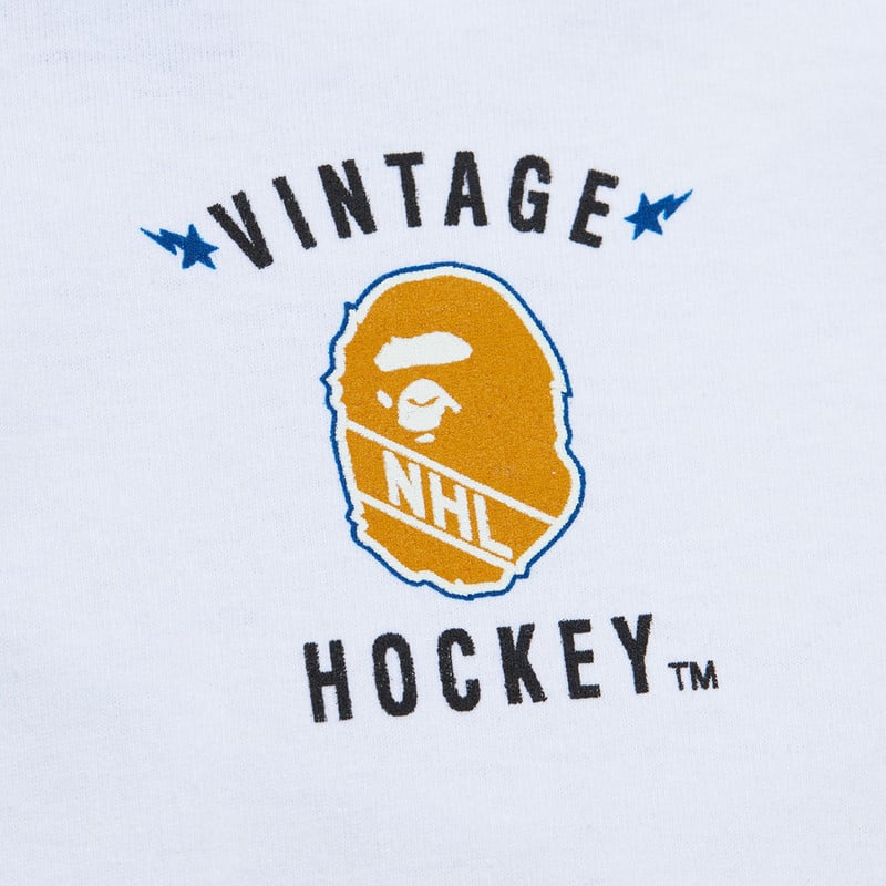 BAPE®︎ x Mitchell & Ness x NHL White T-Shirt