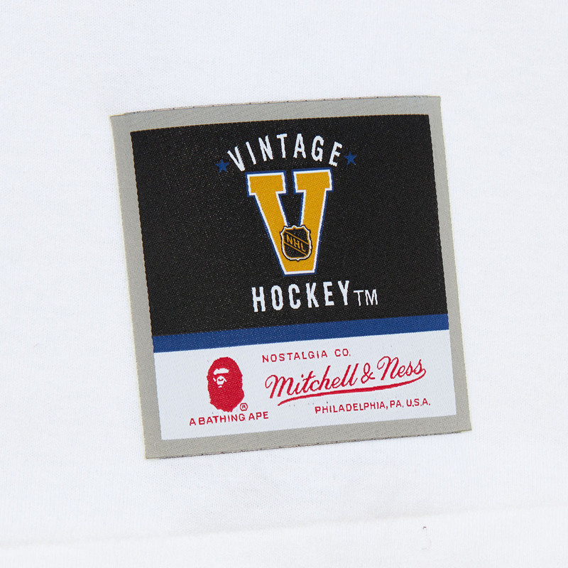 BAPE®︎ x Mitchell & Ness x NHL White T-Shirt - FLA TEAM SHOP