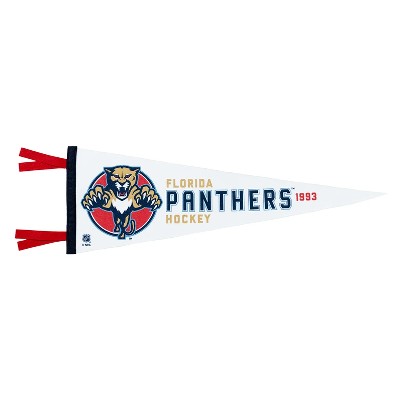 Florida Panthers Leaping Panther Logo Pennant