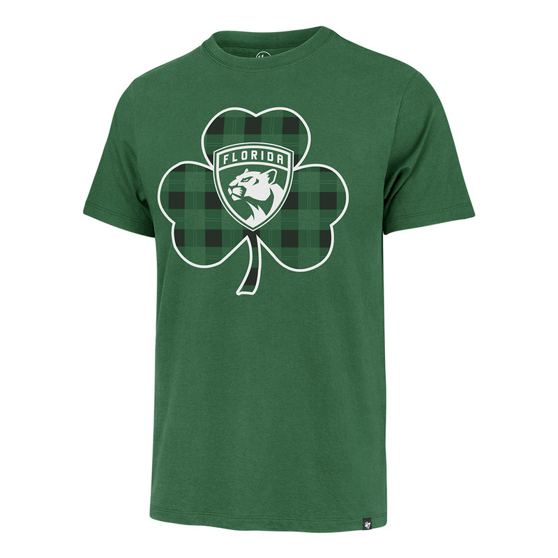 Florida Panthers St. Patrick's Day #72 Sergei Bobrovsky Name & Number T-Shirt