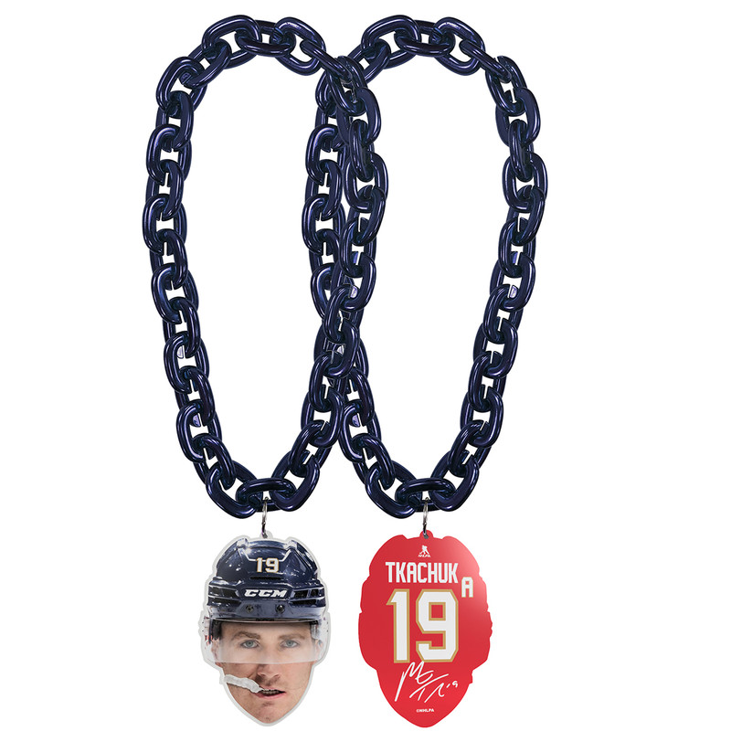 Florida Panthers Navy Matthew Tkachuk Fan Chain