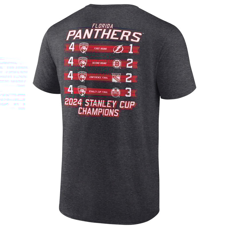 Florida Panthers 2024 Stanley Cup Champions Schedule T-Shirt