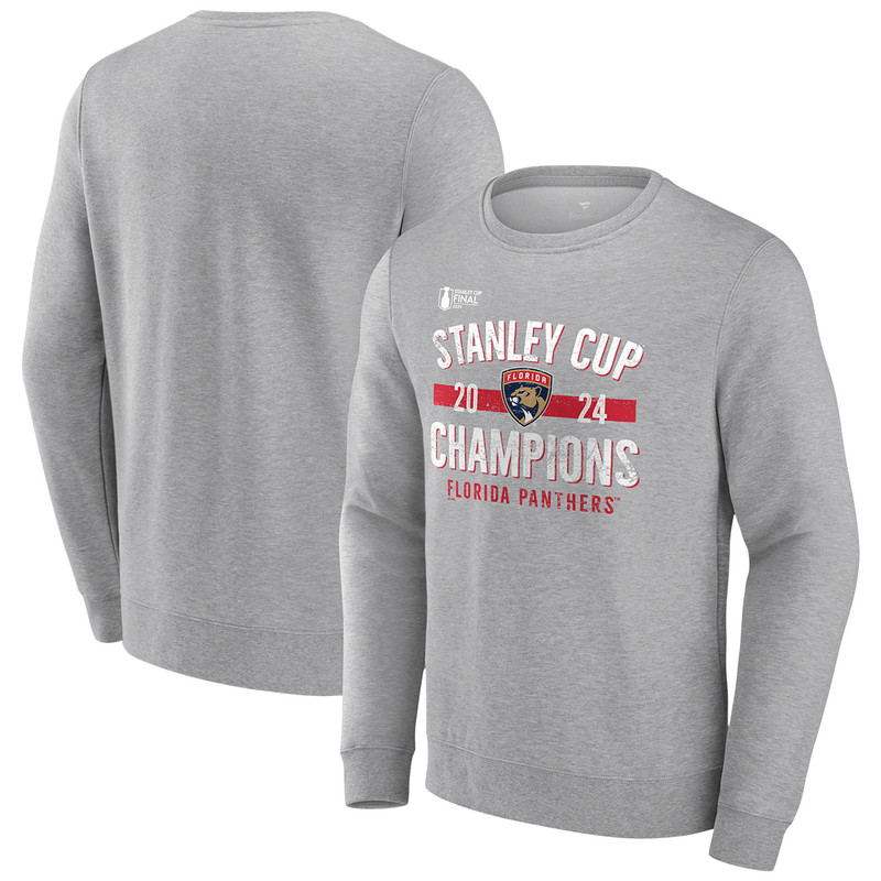 Florida Panthers 2024 Stanley Cup Champions Throwback Crew Sweatshirt