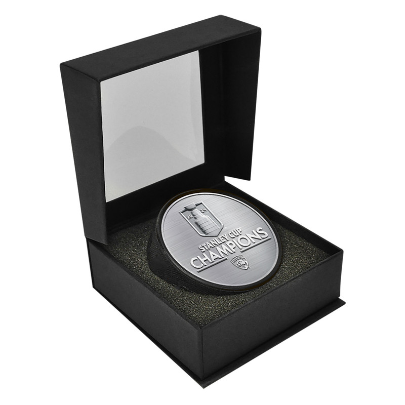 Florida Panthers 2024 Stanley Cup Champions Statue Puck