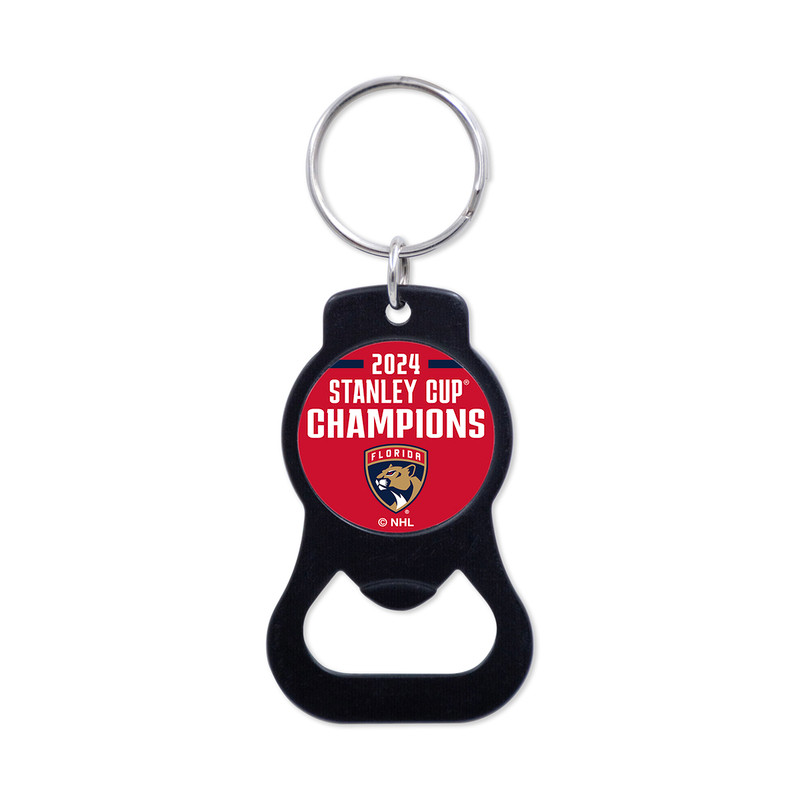 Florida Panthers 2024 Stanley Cup Champions Bottle Opener Key Ring