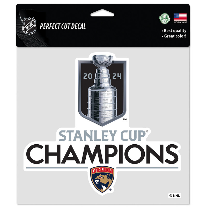 Florida Panthers 2024 Stanley Cup Champions Perfect Cut Decal
