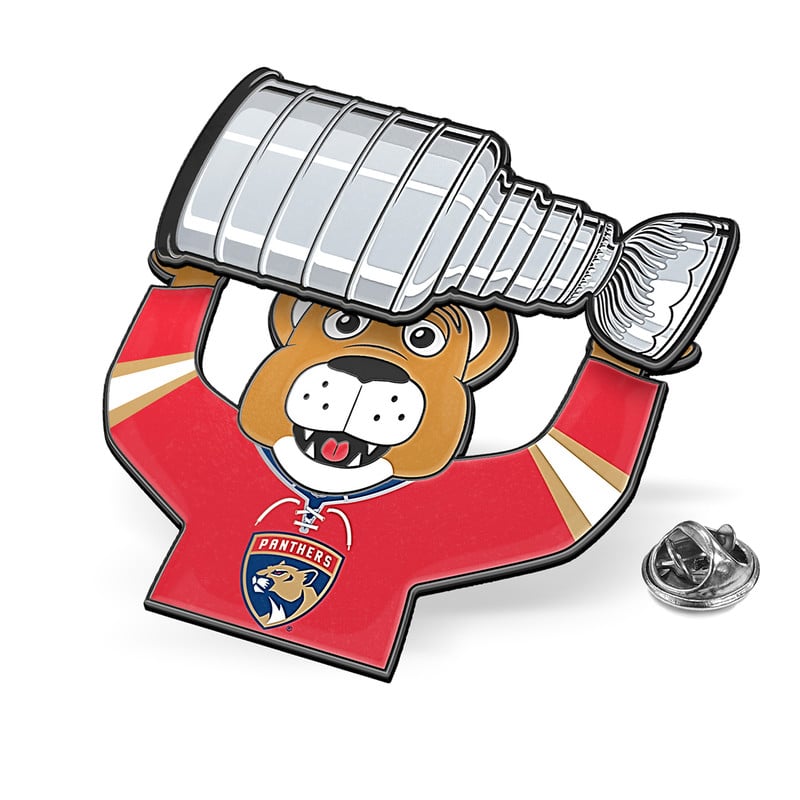 Florida Panthers 2024 Stanley Cup Champions Mascot Pin