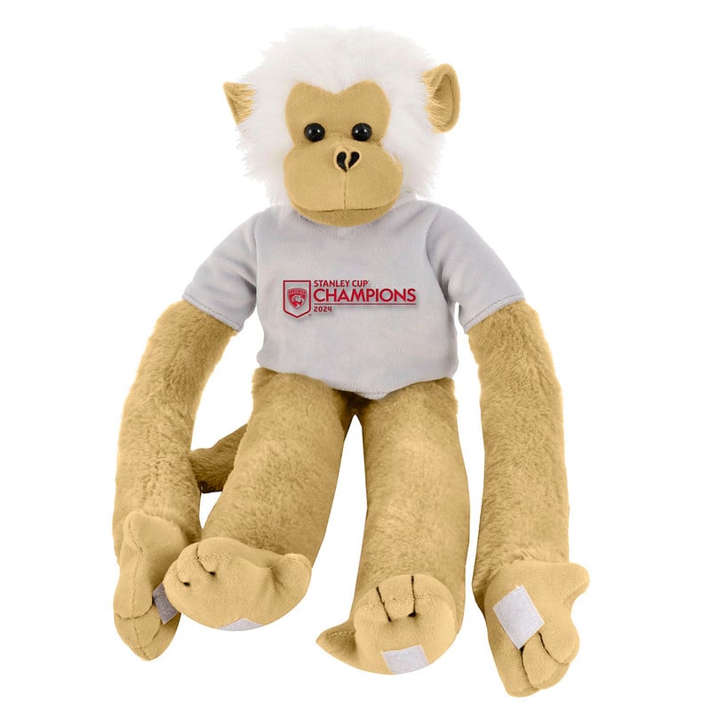 Florida Panthers 2024 Stanley Cup Champions Plush Monkey