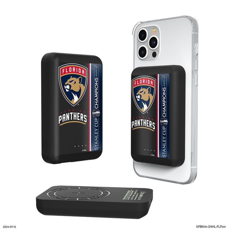 Florida Panthers 2024 Stanley Cup Champions Wireless Powerbank