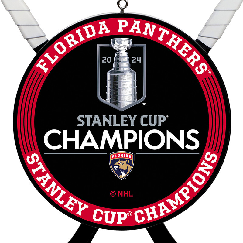 Florida Panthers 2024 Stanley Cup Champions Hallmark Keepsake Ornament