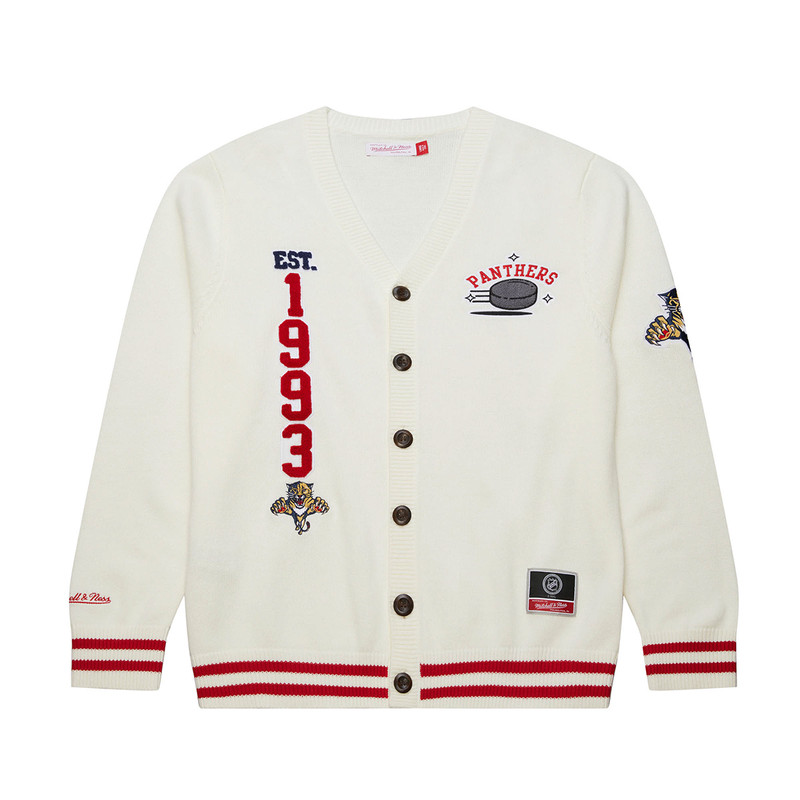 Florida Panthers Full Button Cardigan Sweater