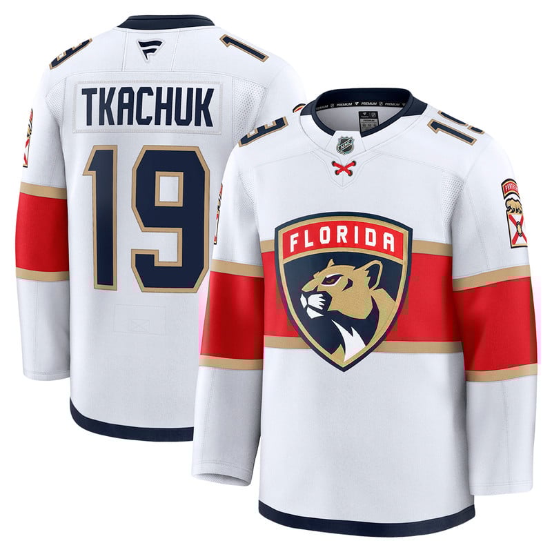 Florida Panthers #19 Matthew Tkachuk Premium Authentic Road Jersey
