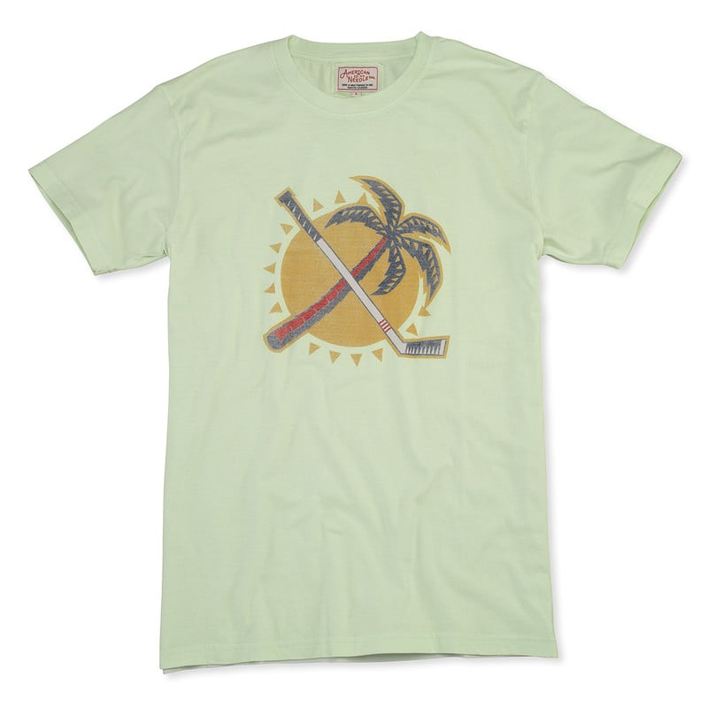 Florida Panthers Vintage Fade Sun & Stick Seafoam T-Shirt
