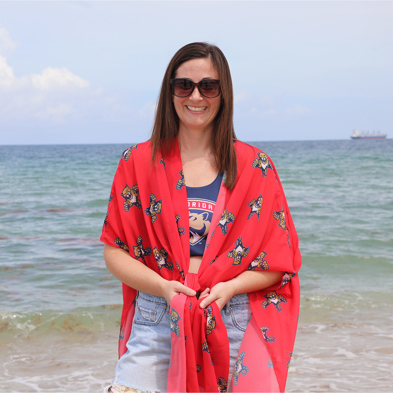 Florida Panthers Leaping Cat Chiffon Wrap