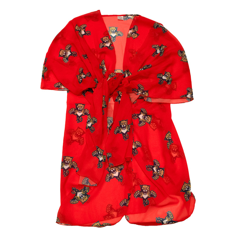 Florida Panthers Leaping Cat Chiffon Wrap