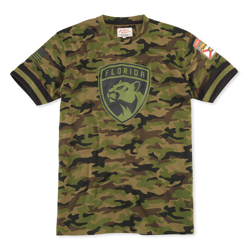 Florida Panthers Green Camo Remote Control T-Shirt