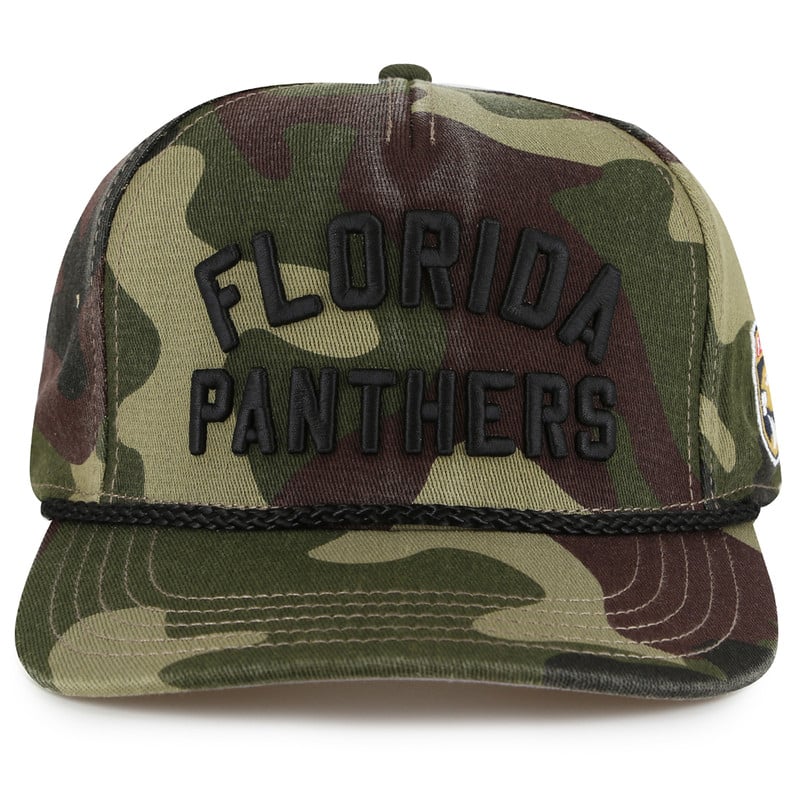 Florida Panthers Camo Canvas Cappy Cap