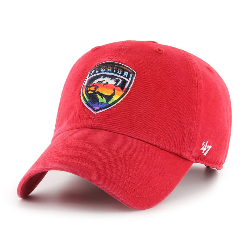 Florida Panthers Red Pride Clean Up Cap