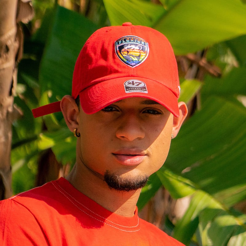 Florida Panthers Red Pride Clean Up Cap