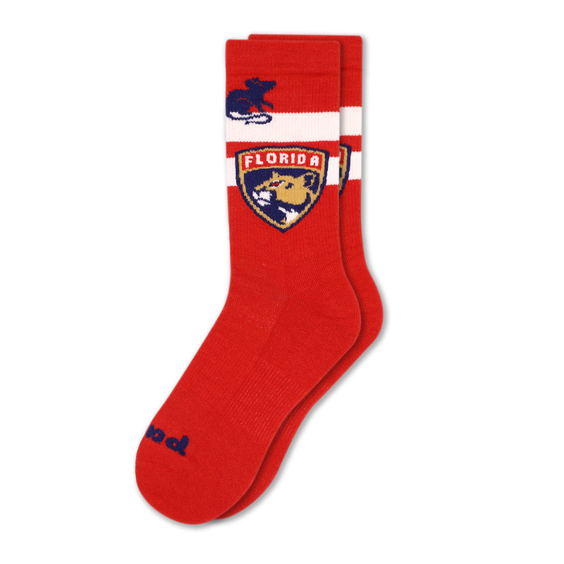 Florida Panthers Rat Stripe Shield Socks
