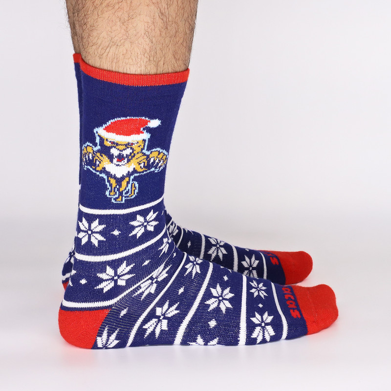 Florida Panthers Santa Claws Socks