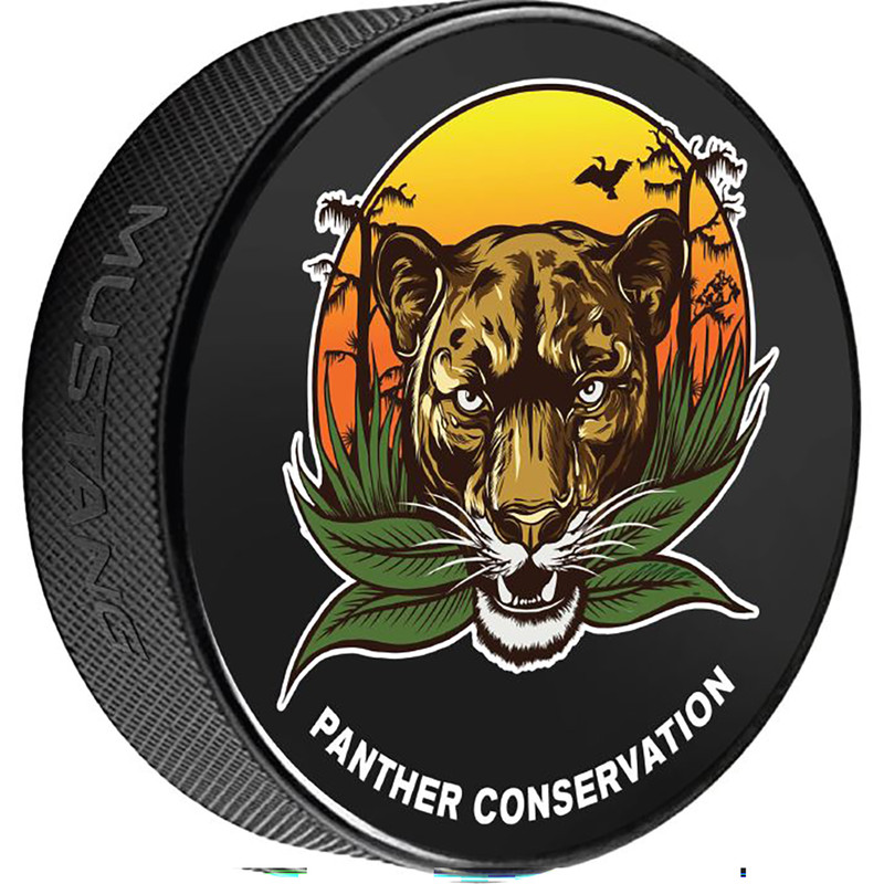 Florida Panthers 2024 Panthers Conservation Night Puck