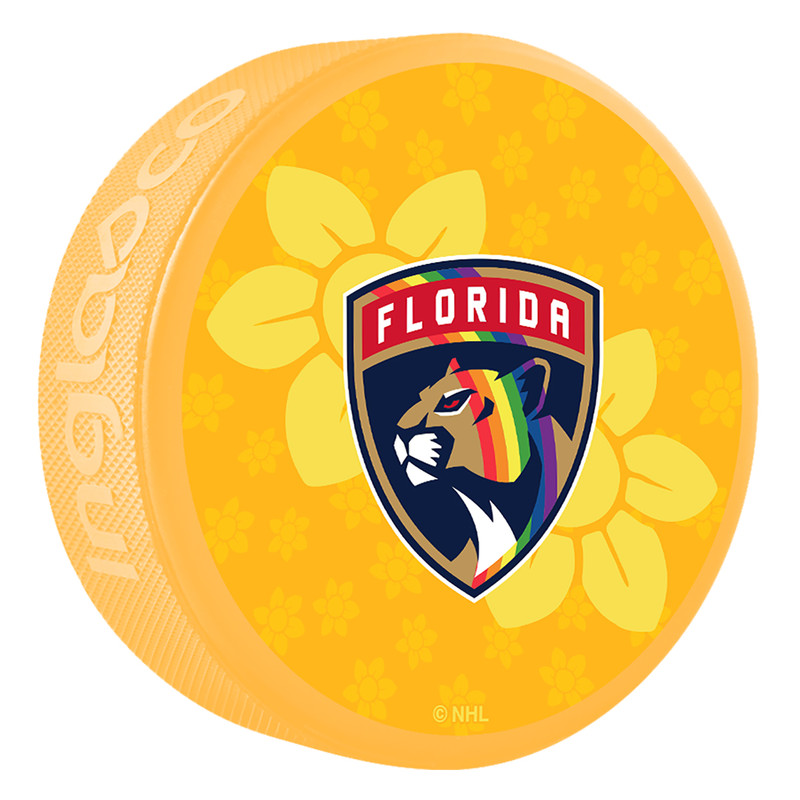 Florida Panthers 2025 Pride Night Puck