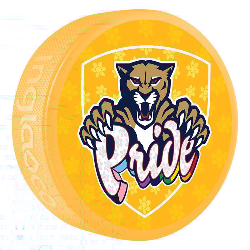 Florida Panthers 2025 Pride Night Puck