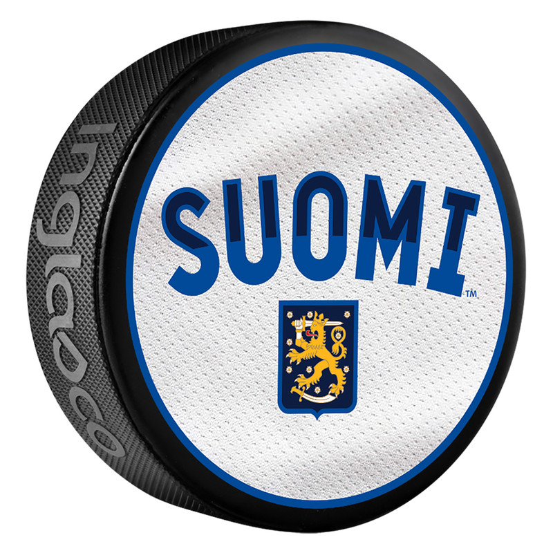 NHL 4 Nations Finland #16 Aleksander Barkov Puck