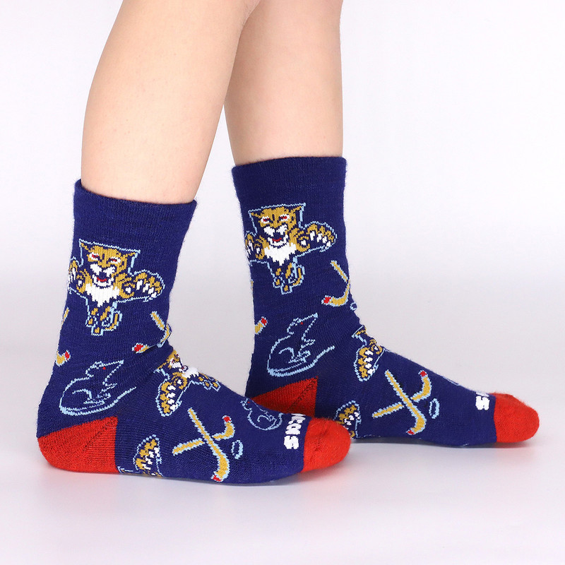 Florida Panthers Youth Leaping Cats and Rats Socks
