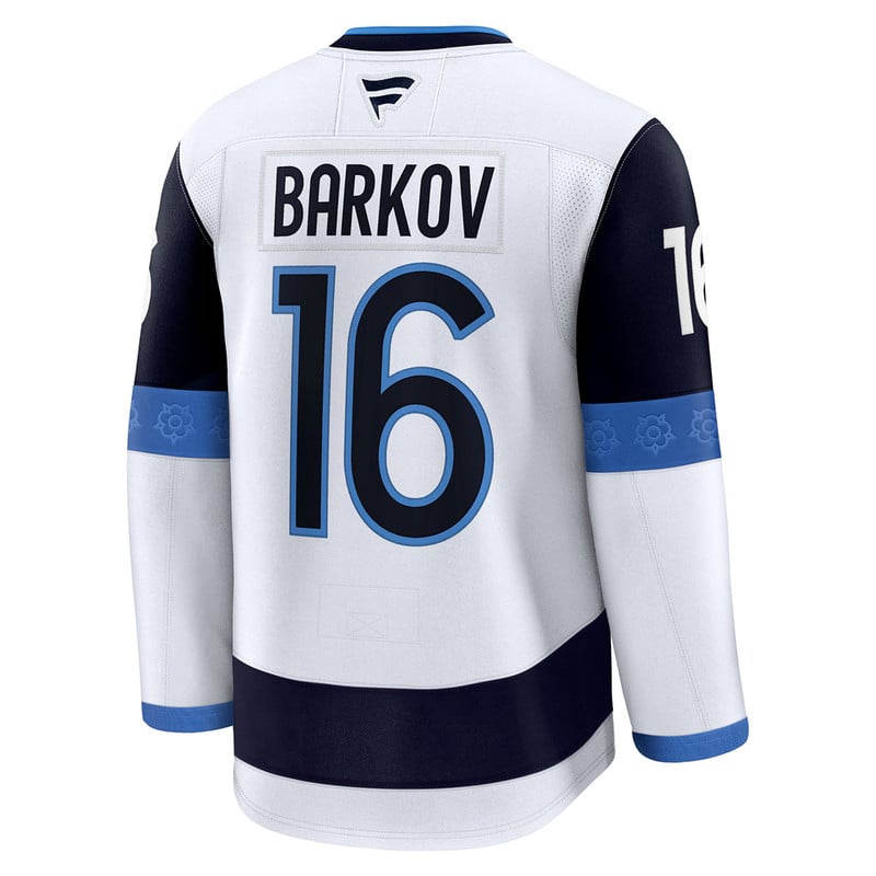 NHL 4 Nations Finland #16 Aleksander Barkov Premium Jersey