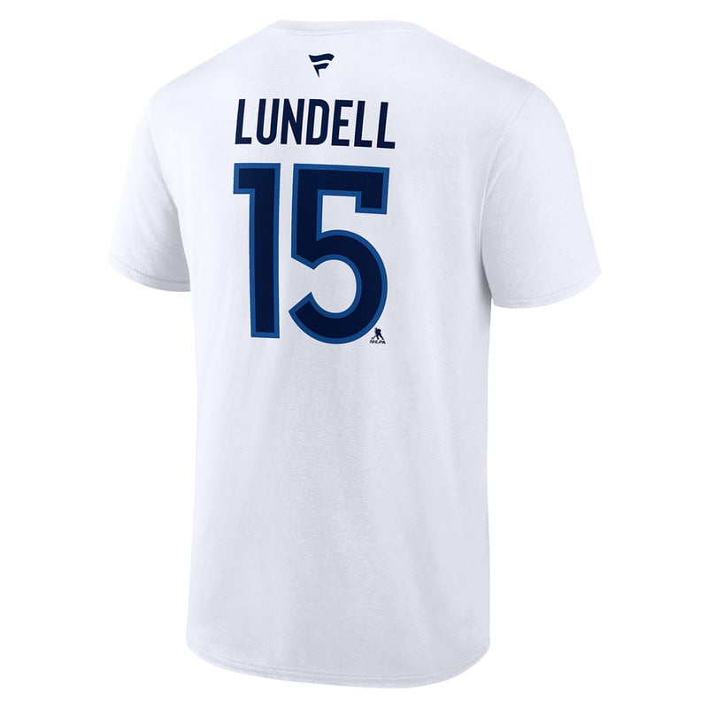 NHL 4 Nations Finland #15 Anton Lundell T-Shirt