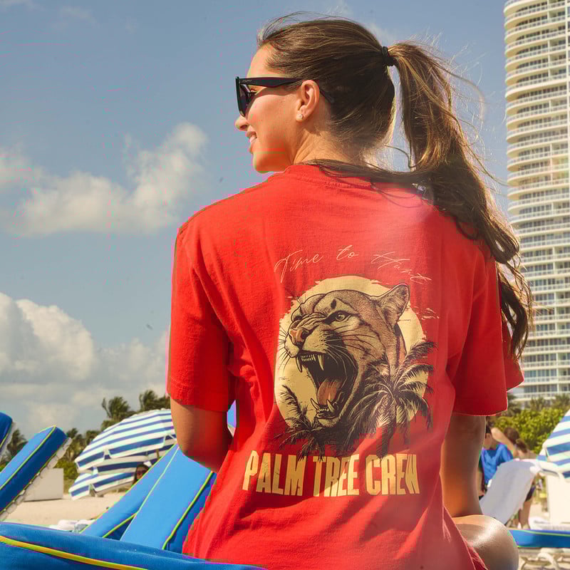Florida Panthers x Palm Tree Crew Red T-Shirt