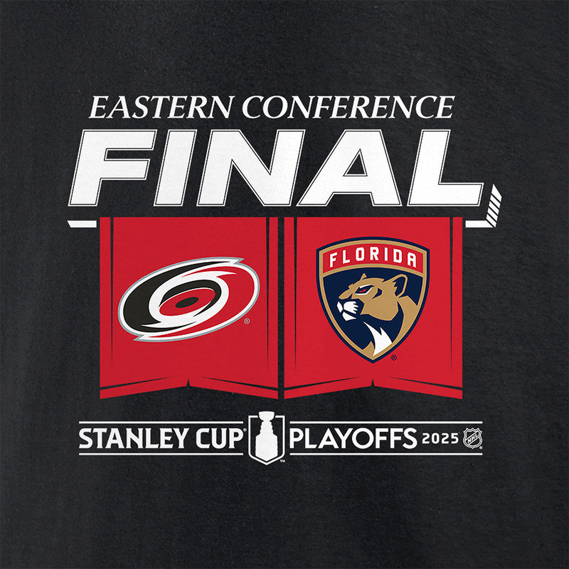 Florida Panthers vs. Carolina Hurricanes 2025 Eastern Conference Final T-Shirt