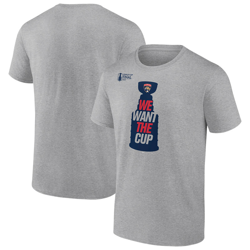 Florida Panthers 2025 Stanley Cup Final We Want the Cup T-Shirt