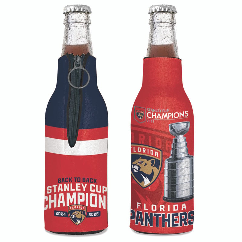 Florida Panthers 2024-2025 Back-to-Back Stanley Cup Champions Bottle Cooler