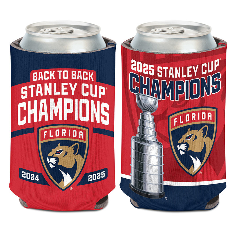 Florida Panthers 2024-2025 Back-to-Back Stanley Cup Champions Can Cooler