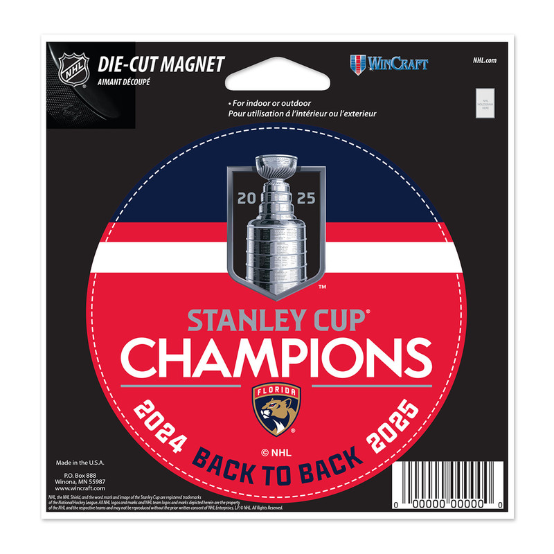 Florida Panthers 2024-2025 Back-to-Back Stanley Cup Champions Die