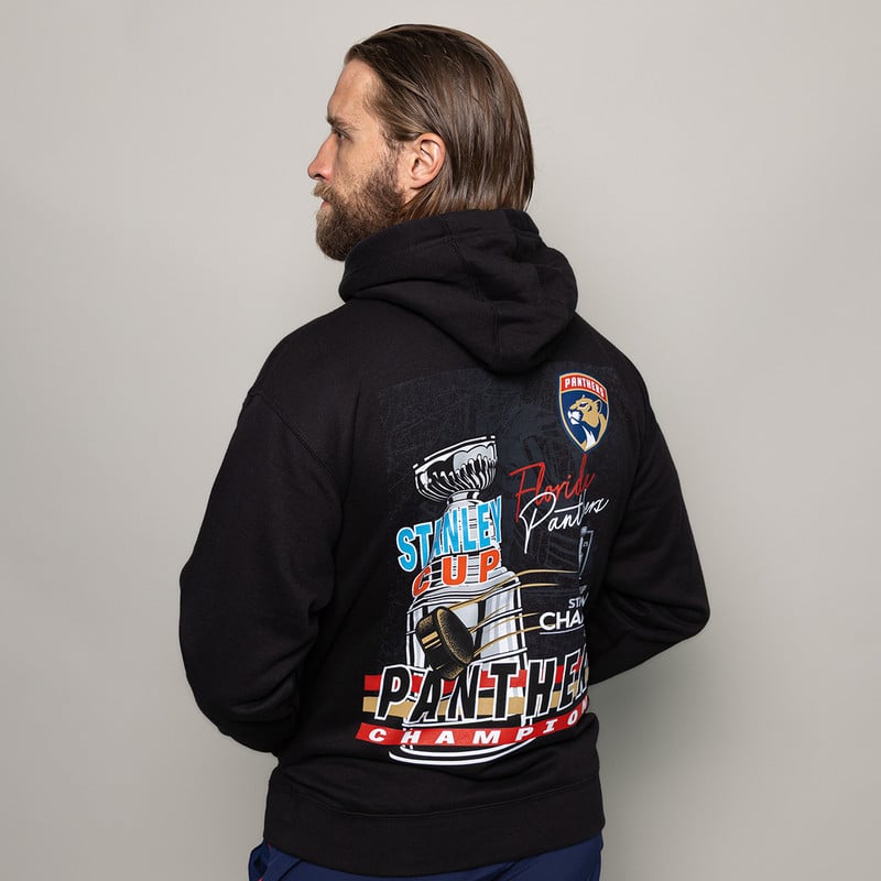 Florida Panthers 2025 Stanley Cup Champions Raise the Cup Hooded Sweatshirt