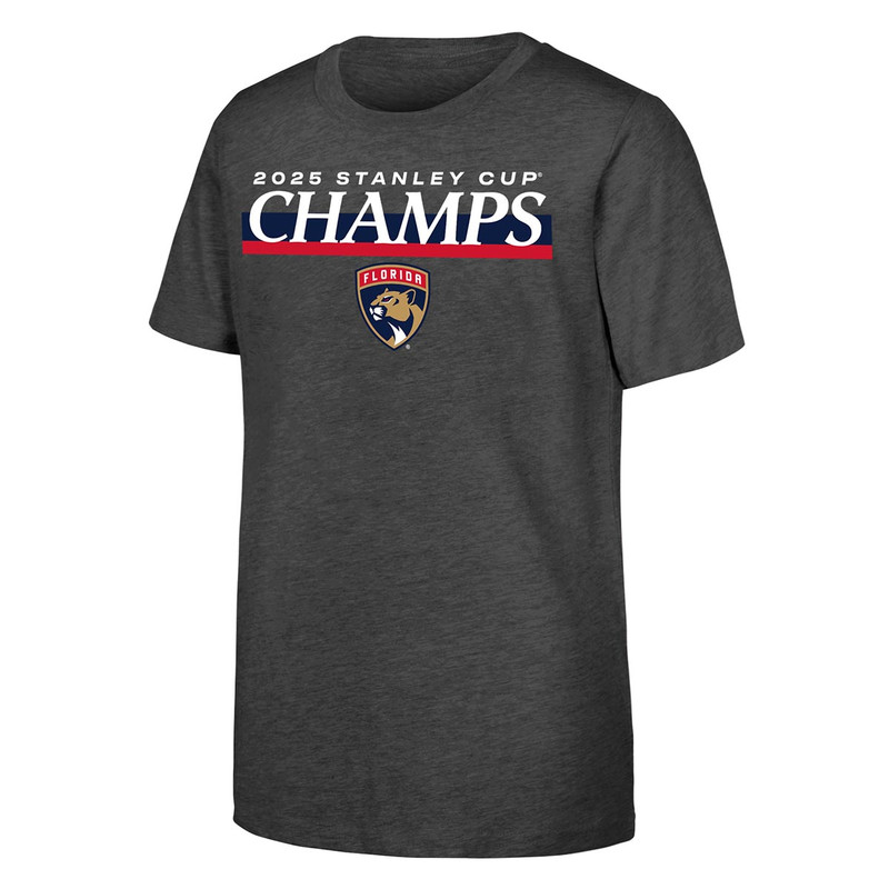 Florida Panthers Youth 2025 Stanley Cup Champions Roster T-Shirt