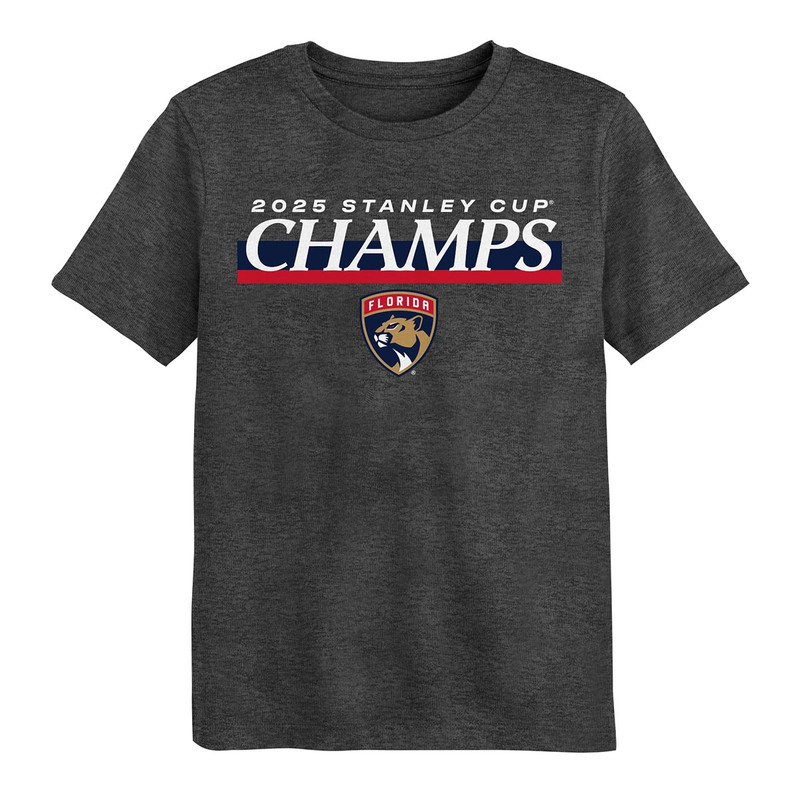 Florida Panthers Juvenile 2025 Stanley Cup Champions Roster T-Shirt