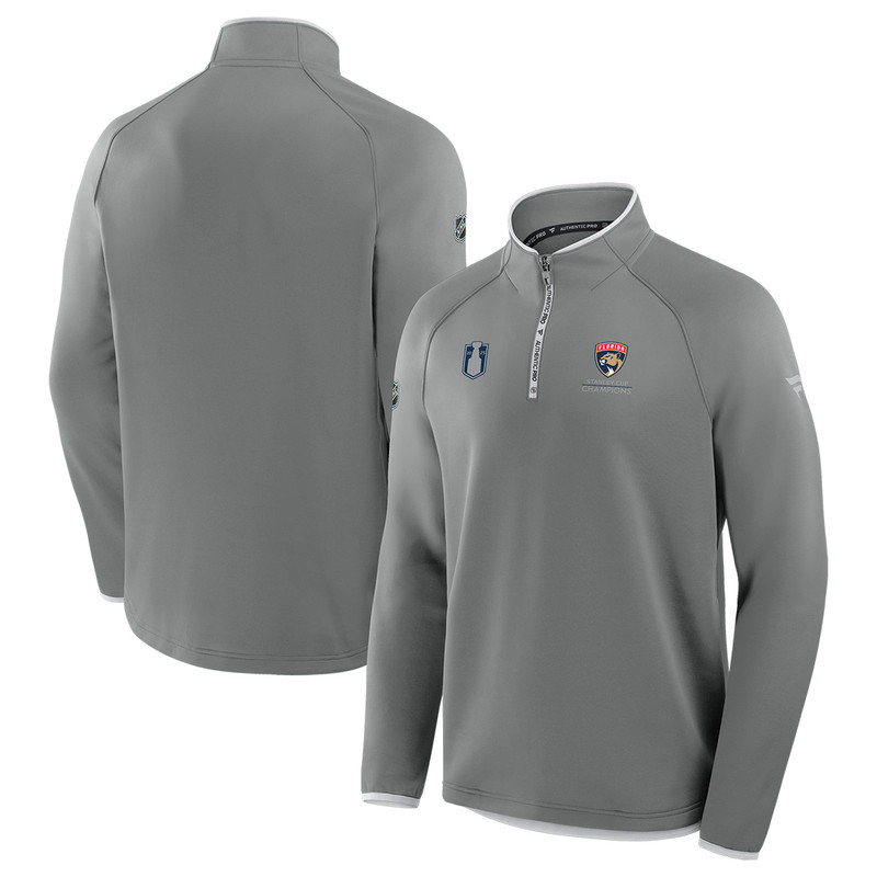 Florida Panthers 2025 Stanley Cup Champions Authentic Pro 1/4 Zip