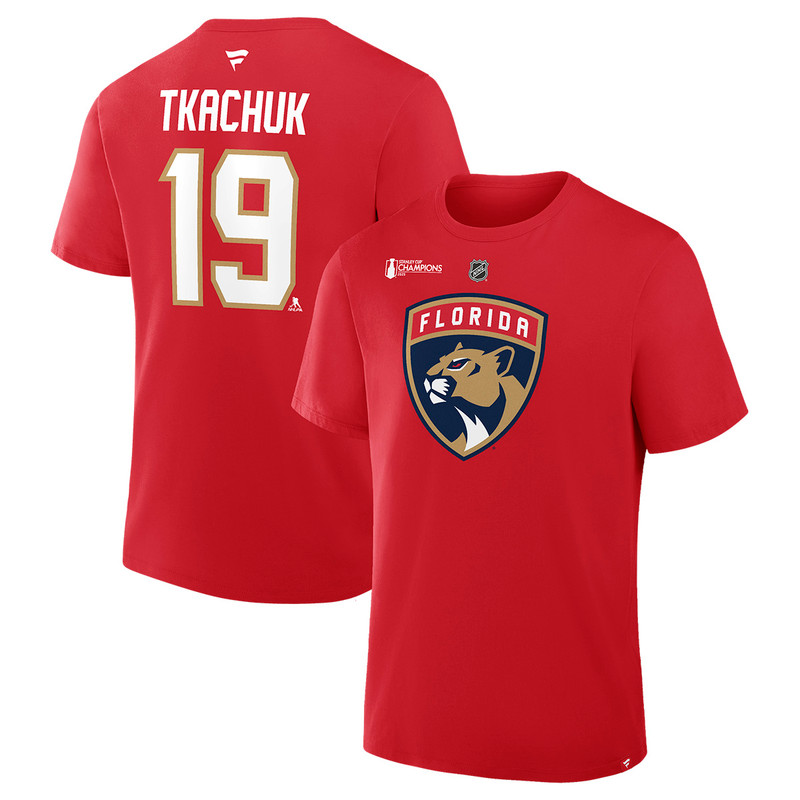 Florida Panthers 2025 Stanley Cup Champions #19 Matthew Tkachuk T