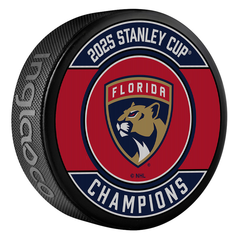 Florida Panthers 2025 Stanley Cup Champions Lenticular Puck - FLA